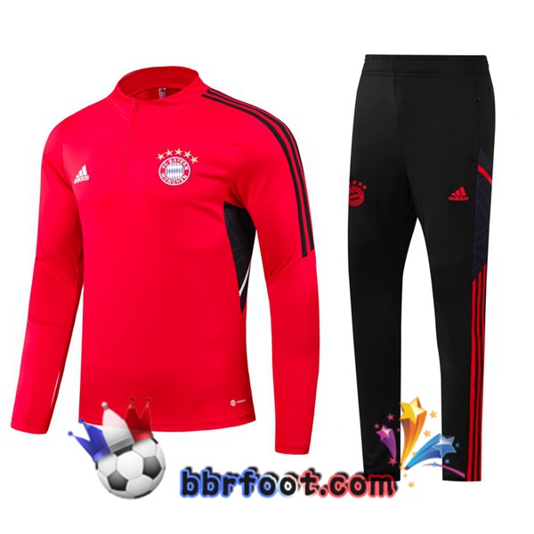 Survetement Foot Bayern Munich Rouge 2022/2023