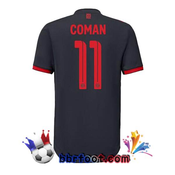 Maillot Foot Bayern Munich (Coman 11) Third Noir 2022/2023