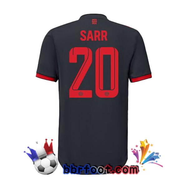 Maillot Foot Bayern Munich (Sarr 20) Third Noir 2022/2023
