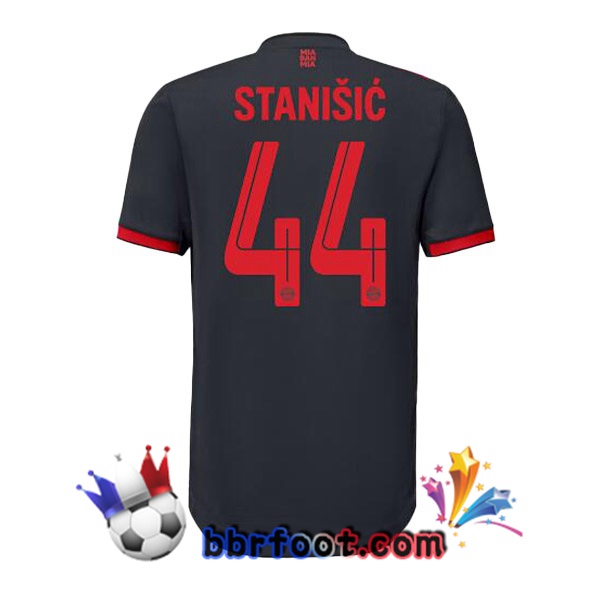 Maillot Foot Bayern Munich (Stanišić 44) Third Noir 2022/2023