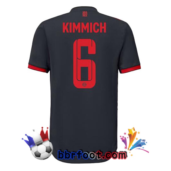 Maillot Foot Bayern Munich (Kimmich 6) Third Noir 2022/2023