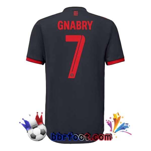 Maillot Foot Bayern Munich (Gnabry 7) Third Noir 2022/2023