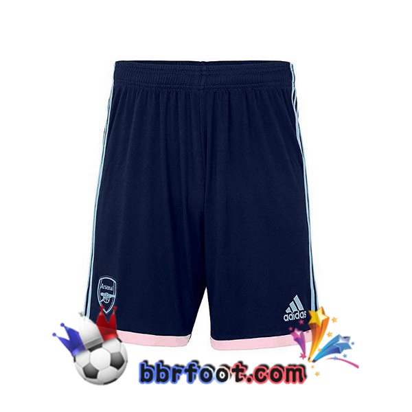 Short Foot Arsenal Third Rose Bleu 2022/2023