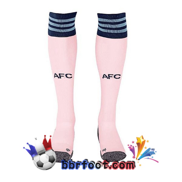 Chaussettes Foot Arsenal Third Rose 2022/2023