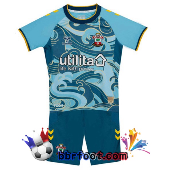 Maillot Foot Southampton Enfant Exterieur Bleu 2022/2023