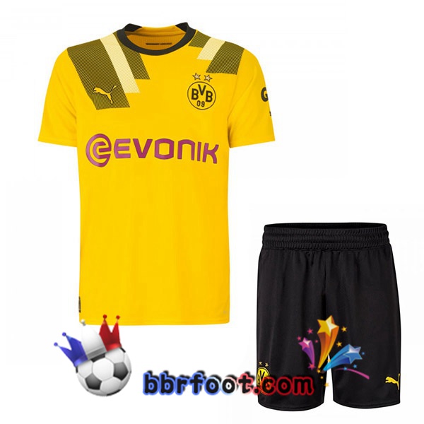 Maillot Foot Dortmund BVB Enfant CUP Jaune 2022/2023