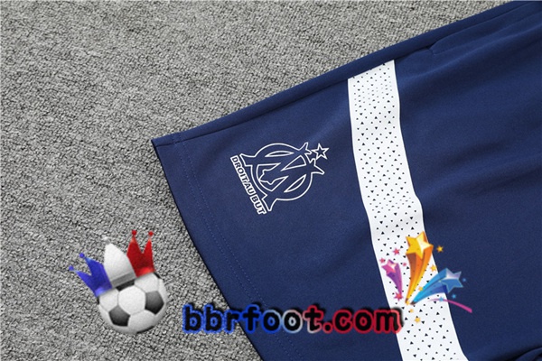 Training T-Shirts Marseille OM + Shorts Bleu Royal 2022/2023