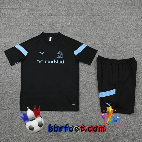 Training T-Shirts Marseille OM + Shorts Noir 2022/2023