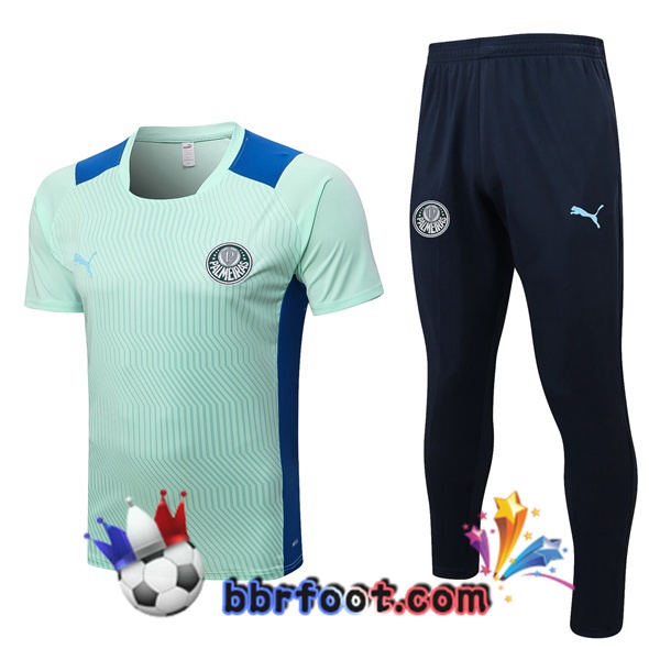 Training T-Shirts Palmeiras + Pantalon Vert 2022/2023