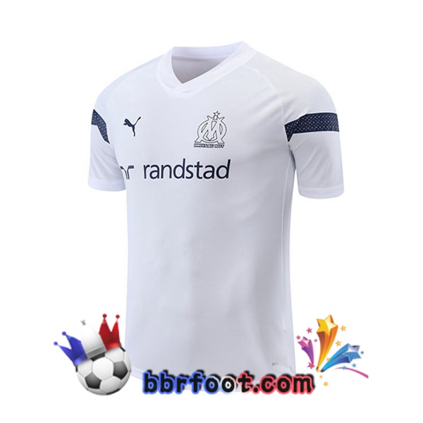 Training T-Shirts Marseille OM Blanc 2022/2023