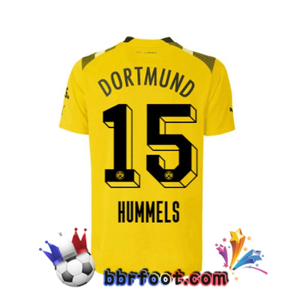 Maillot Foot Dortmund BVB (Hummels 15) CUP Jaune 2022/2023