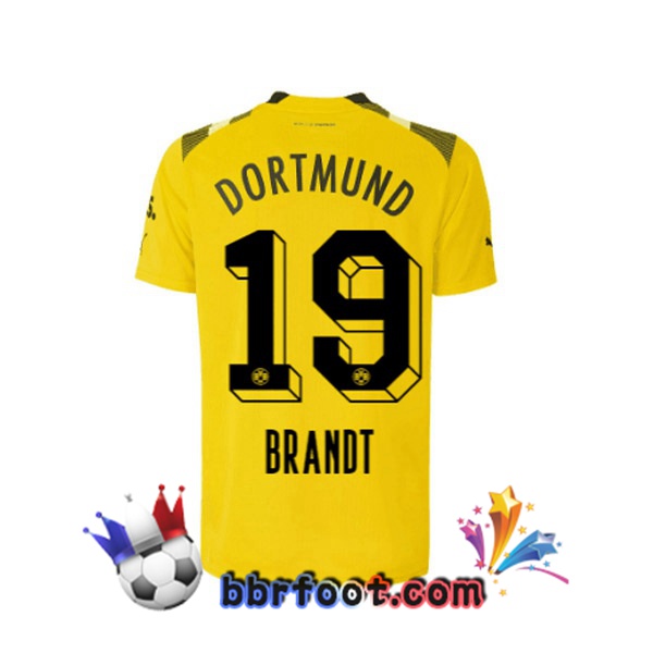 Maillot Foot Dortmund BVB (Brandt 19) CUP Jaune 2022/2023