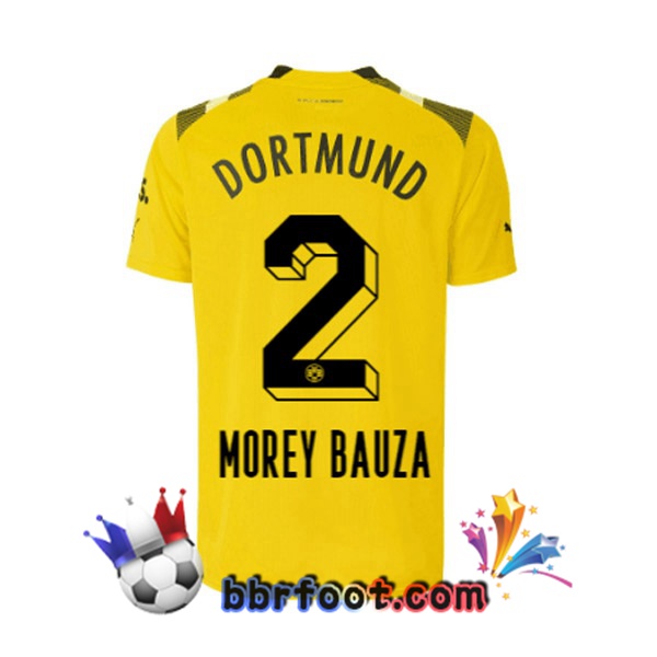 Maillot Foot Dortmund BVB (Morey Bauza 2) CUP Jaune 2022/2023