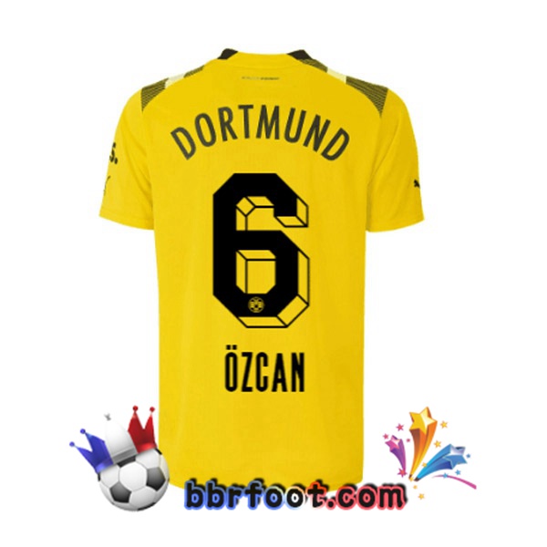 Maillot Foot Dortmund BVB (Özcan 6) CUP Jaune 2022/2023
