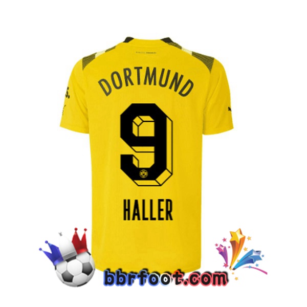 Maillot Foot Dortmund BVB (Haller 9) CUP Jaune 2022/2023