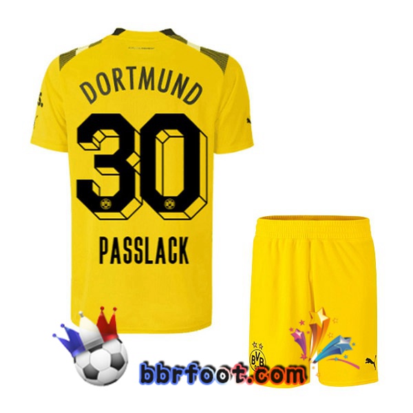 Maillot Foot Dortmund BVB (Passlack 30) Enfant CUP Jaune 2022/2023