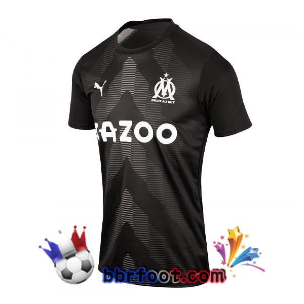 Maillot Foot Marseille OM Gardien de but Noir 2022/2023