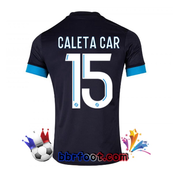 Maillot Foot Marseille OM (CALETA CAR 15) Exterieur Noir 2022/2023