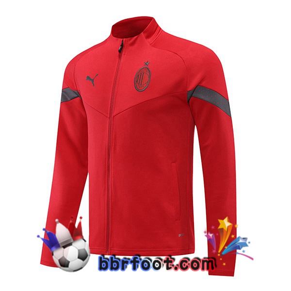 Veste Foot AC Milan Rouge 2022/2023