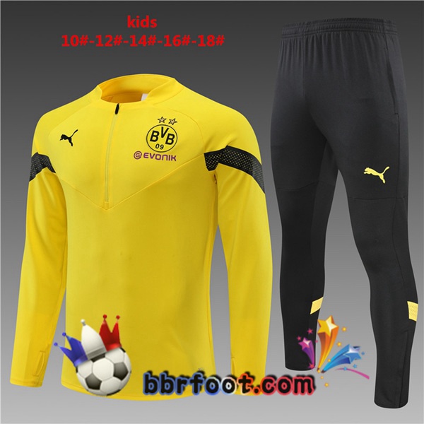 Survetement Foot Dortmund BVB Enfant Jaune 2022/2023