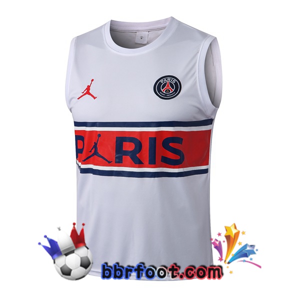 Gilet Foot Paris PSG Blanc 2022/2023