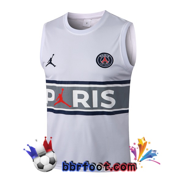 Gilet Foot Paris PSG Blanc 2022/2023