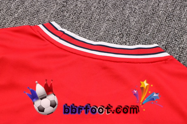 Gilet Foot Paris PSG + Shorts Rouge 2022/2023