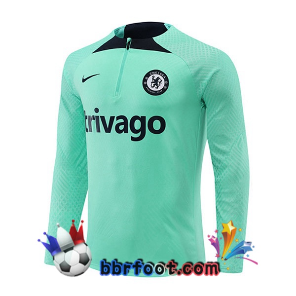 Sweatshirts Homme FC Chelsea Vert 2022/2023