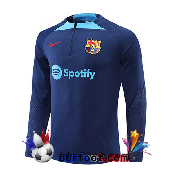 Sweatshirts Homme FC Barcelone Bleu 2022/2023