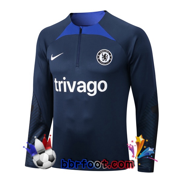 Sweatshirts Homme FC Chelsea Bleu 2022/2023