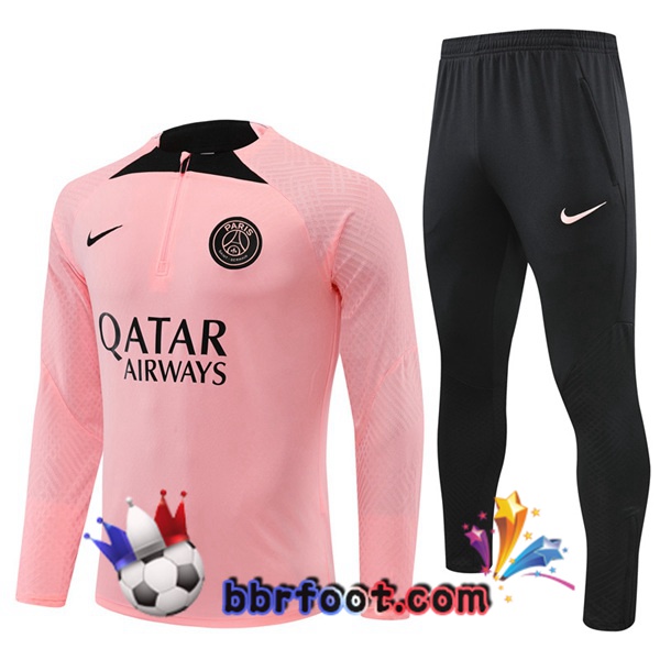 Survetement Foot Paris PSG Rose 2022/2023