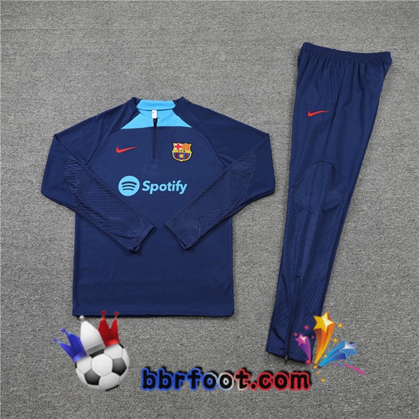 Survetement Foot FC Barcelone Bleu 2022/2023