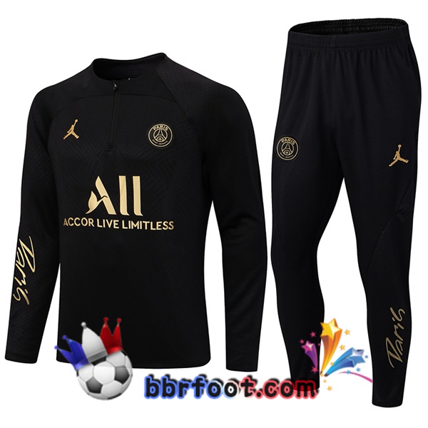 Survetement Foot Paris PSG Noir 2022/2023
