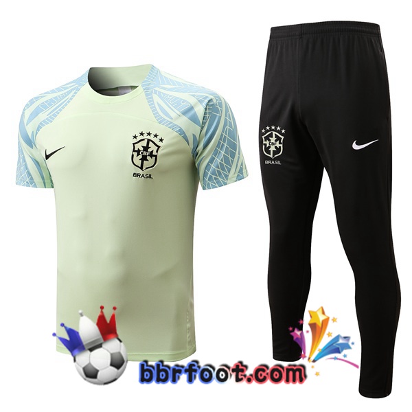 Training T-Shirts Bresil + Pantalon Jaune 2022/2023 Training T-Shirts Bresil + Pantalon Jaune 2022/2023