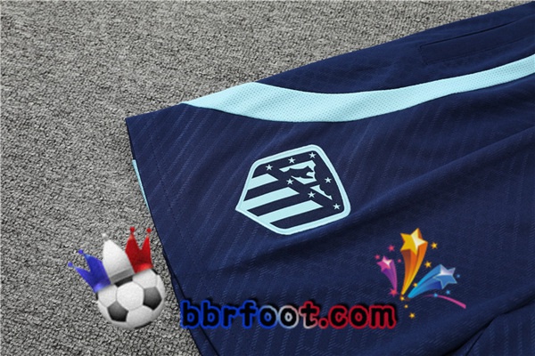 Training T-Shirts Atletico Madrid + Shorts Bleu 2022/2023