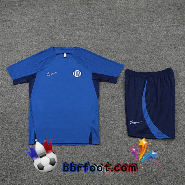 Training T-Shirts Inter Milan + Shorts Bleu 2022/2023
