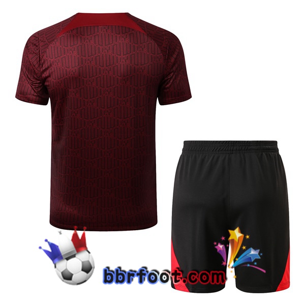 Training T-Shirts FC Liverpool + Shorts Rouge 2022/2023