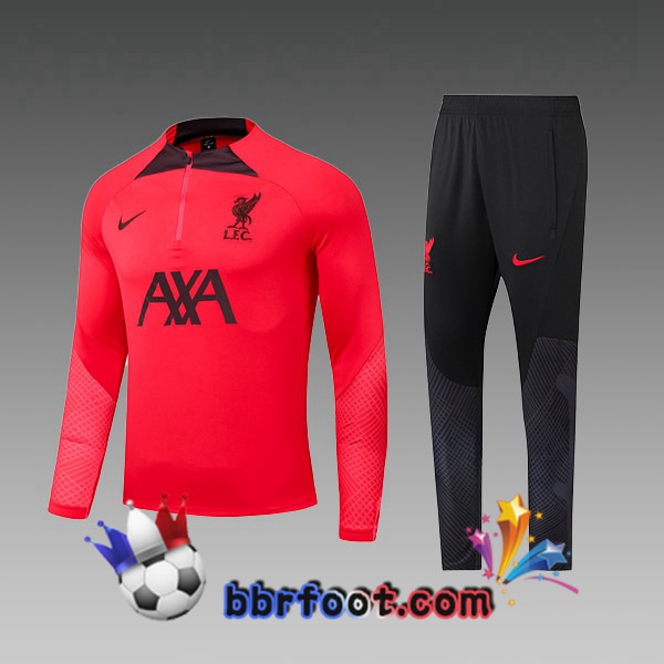 Survetement Foot FC Liverpool Enfant Rouge 2022/2023