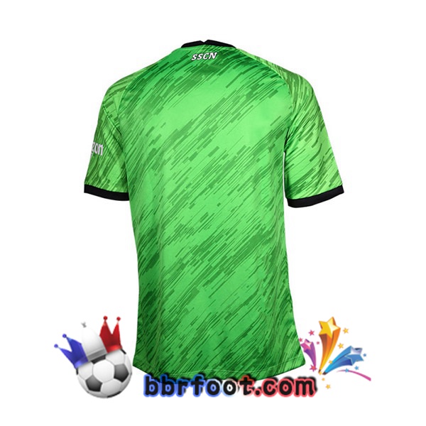 Maillot Foot SSC Naples Gardien de but Rose 2022/2023