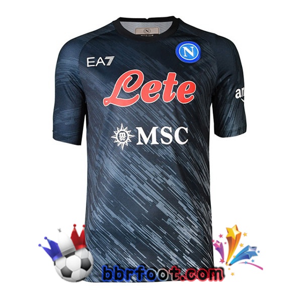 Maillot Foot SSC Naples Third Noir 2022/2023