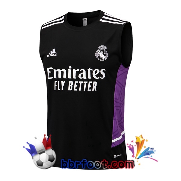 Gilet Foot Real Madrid Noir 2022/2023