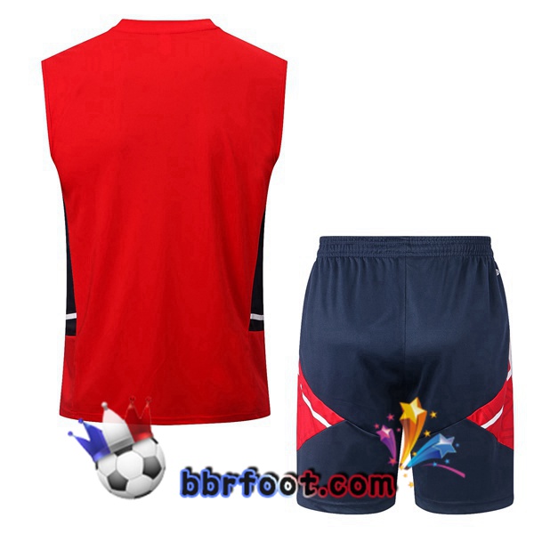 Gilet Foot Arsenal + Shorts Rouge 2022/2023