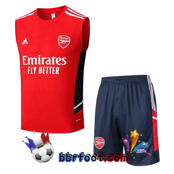 Gilet Foot Arsenal + Shorts Rouge 2022/2023
