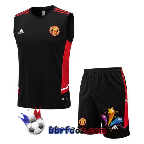 Gilet Foot Manchester United + Shorts Noir 2022/2023