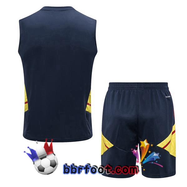 Gilet Foot Arsenal + Shorts Bleu Royal 2022/2023