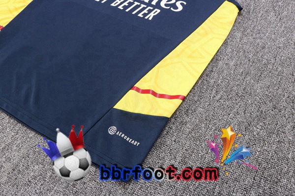 Gilet Foot Arsenal + Shorts Bleu Royal 2022/2023