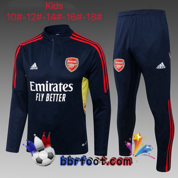 Survetement Foot Arsenal Enfant Bleu Royal 2022/2023