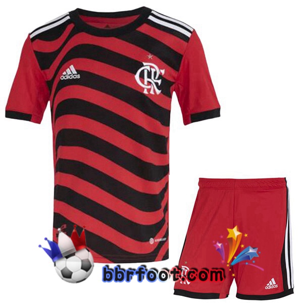 Maillot Foot Flamengo Enfant Third Rouge 2022/2023