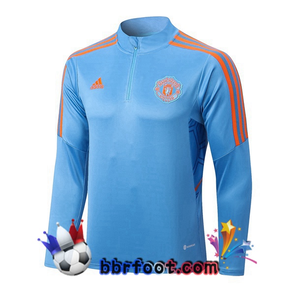 Sweatshirts Homme Manchester United Bleu 2022/2023