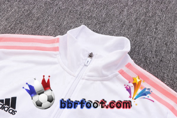 Veste Survetement Foot Arsenal Blanc 2022/2023